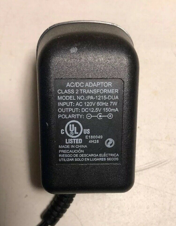 *Brand NEW*PA-1215-DUA Class 2 Transformer 12.5V 150mA Ac Adapter